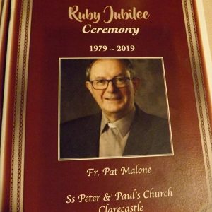 Fr Pat Ruby Jubilee 2019