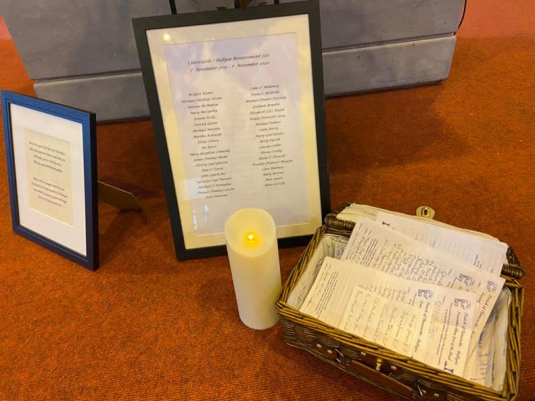 November 2020 Remembrance in Clarecastle and Ballyea Churches